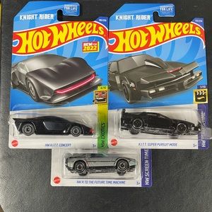 Hot wheels knight rider back to the future concept special edition treasure